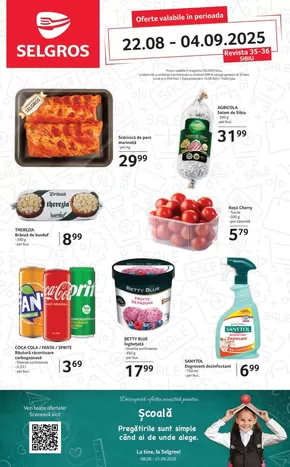 Catalog Selgros | OFERTE SELGROS SIBIU | 2025-08-22T00:00:00.000Z - 2025-09-04T00:00:00.000Z