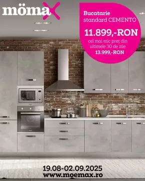 Catalog Mömax București | Transformă-ți casa în locul unde chiar vrei să fii! | 2025-08-22T00:00:00.000Z - 2025-09-02T00:00:00.000Z