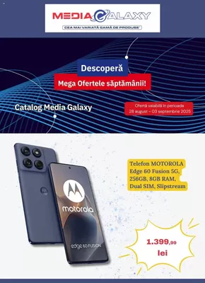 Catalog Media Galaxy Pitești | Descoperă Mega Ofertele săptămânii! | 2025-08-28T00:00:00.000Z - 2025-09-03T00:00:00.000Z