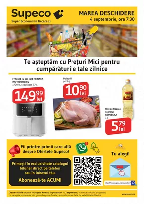 Catalog Supeco Cluj-Napoca | Oferte speciale atractive pentru toți | 2025-09-04T00:00:00.000Z - 2025-09-17T00:00:00.000Z