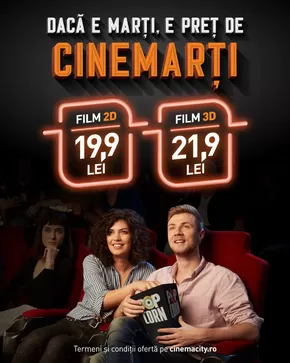 Catalog Cinema City Pitești | Dacă e Marți e Preț de Cinemarți! | 2025-09-02T00:00:00.000Z - 2025-09-16T00:00:00.000Z