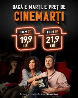 Catalog Cinema City Cluj-Napoca | Dacă e Marți e Preț de Cinemarți! | 2025-09-02T00:00:00.000Z - 2025-11-25T00:00:00.000Z