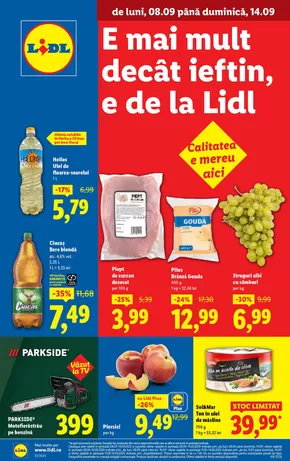 Catalog Lidl Brăila | pentru perioada 08.09-14.09.2025 | 2025-09-03T00:00:00.000Z - 2025-09-14T00:00:00.000Z