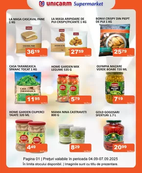 Catalog Unicarm Chitila | Promoție de weekend | 2025-09-04T00:00:00.000Z - 2025-09-07T00:00:00.000Z