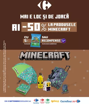 Accesoriile Minecraft preferate la -50%