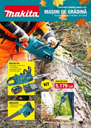 Catalog Makita | MAȘINI DE GRĂDINĂ 2025 | 2025-09-12T00:00:00.000Z - 2025-12-24T00:00:00.000Z