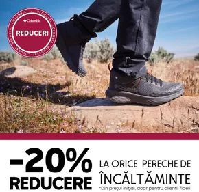 Catalog Columbia Giurgiu | -20% Reducere la orice pereche de încăltăminte | 2025-09-24T00:00:00.000Z - 2025-10-07T00:00:00.000Z