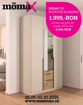 Catalog Mömax Gheorgheni | Mömax Promotii | 2025-09-24T00:00:00.000Z - 2025-10-02T00:00:00.000Z