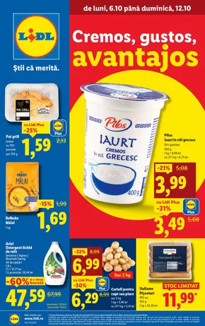 Catalog Lidl Comănești | pentru perioada 06.10-12.10.2025 | 2025-10-01T00:00:00.000Z - 2025-10-12T00:00:00.000Z