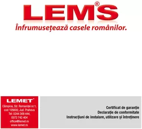 Catalog Lems Iași | Certificat Garantie complet | 2025-10-03T00:00:00.000Z - 2025-12-31T00:00:00.000Z