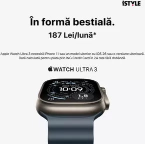 Catalog iSTYLE Constanța | Apple Watch Promoție | 2025-10-07T00:00:00.000Z - 2025-10-20T00:00:00.000Z