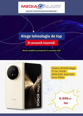 Catalog Media Galaxy Constanța | Alege tehnologia de top în această toamnă! | 2025-10-09T00:00:00.000Z - 2025-10-15T00:00:00.000Z