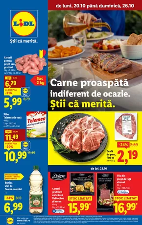 Catalog Lidl Năvodari | pentru perioada 20.10-26.10.2025 | 2025-10-15T00:00:00.000Z - 2025-10-26T00:00:00.000Z