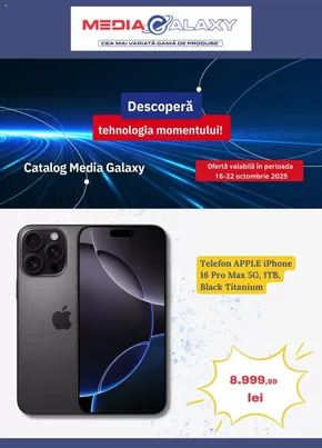Catalog Media Galaxy Oradea | Descoperă tehnologia momentului! | 2025-10-16T00:00:00.000Z - 2025-10-22T00:00:00.000Z