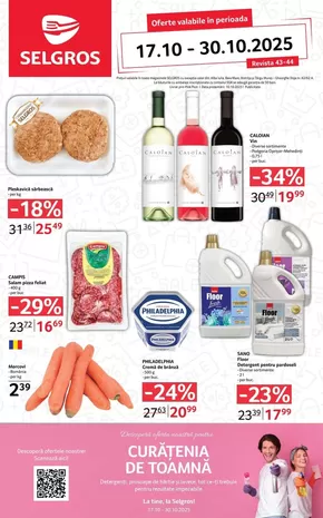 Catalog Selgros București | FOOD | 2025-10-17T00:00:00.000Z - 2025-10-31T00:00:00.000Z