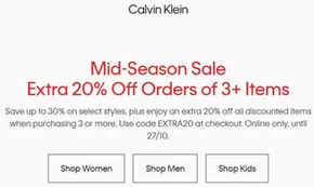 Catalog Calvin Klein Pantelimon | Mid-Season Sale | 2025-10-20T00:00:00.000Z - 2025-10-27T00:00:00.000Z