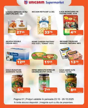 Catalog Unicarm | Promoție de weekend | 2025-10-23T00:00:00.000Z - 2025-10-26T00:00:00.000Z