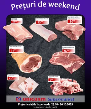 Catalog Unicarm Ploiești | Prețuri de weekend! | 2025-10-23T00:00:00.000Z - 2025-10-26T00:00:00.000Z