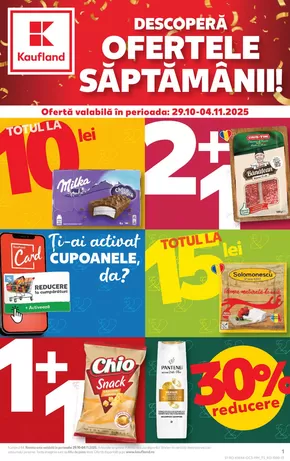 Catalog Kaufland Târnăveni | Oferte speciale pentru dumneavoastră | 2025-10-26T00:00:00.000Z - 2025-11-09T00:00:00.000Z