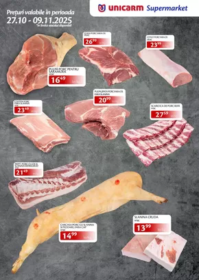 Catalog Unicarm Țăndărei | Făcute cu grijă și pasiune, din ingrediente atent alese! | 2025-10-27T00:00:00.000Z - 2025-11-09T00:00:00.000Z