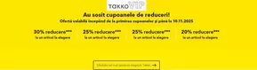 Catalog Takko Sibiu | Au sosit cupoanele de reduceri! | 2025-10-30T00:00:00.000Z - 2025-11-12T00:00:00.000Z