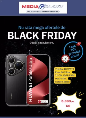 Catalog Media Galaxy Oradea | Nu rata mega ofertele de Black Friday! | 2025-10-30T00:00:00.000Z - 2025-11-05T00:00:00.000Z
