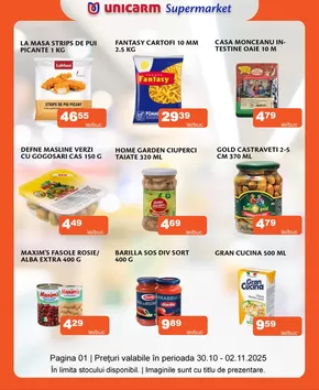 Catalog Unicarm | Promoție de weekend | 2025-10-30T00:00:00.000Z - 2025-11-02T00:00:00.000Z