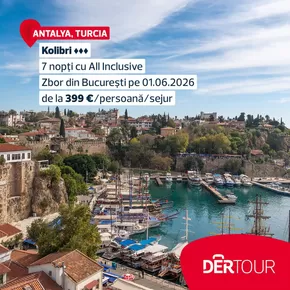 Catalog Dertour | Oferte Antalya, Turcia | 2025-10-31T00:00:00.000Z - 2025-11-13T00:00:00.000Z