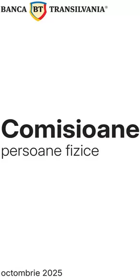 Catalog Banca Transilvania Isaccea | Comisioane persoane fizice | 2025-11-06T00:00:00.000Z - 2025-11-12T00:00:00.000Z