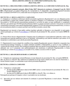Catalog Dr.max Galați | regulament dr. max black friday 2025 | 2025-11-07T00:00:00.000Z - 2025-11-16T00:00:00.000Z