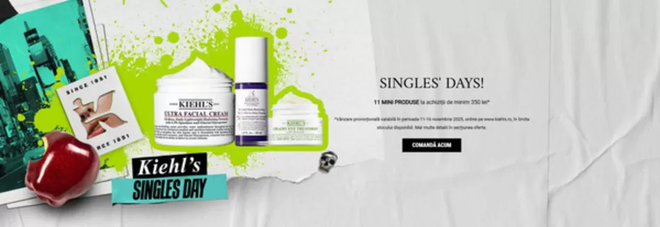 Catalog Kiehl's Galați | SINGLES' DAYS! | 2025-11-11T00:00:00.000Z - 2025-11-16T00:00:00.000Z