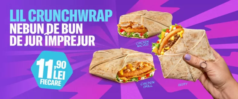 Catalog Taco Bell Brăila | Taco Bell catalog | 2025-11-13T00:00:00.000Z - 2025-11-26T00:00:00.000Z