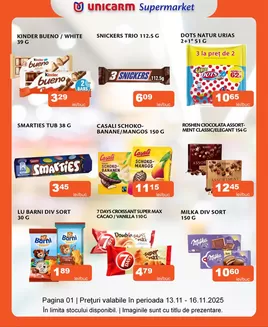 Catalog Unicarm Constanța | Nu trebuie sa reduci lista de cumpărături, trebuie doar să vii în magazinele Unicarm! | 2025-11-13T00:00:00.000Z - 2025-11-16T00:00:00.000Z