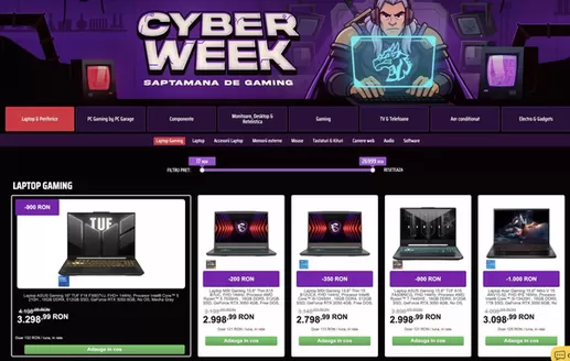 Catalog PC Garage Bacău | Cyber Week | 2025-11-13T00:00:00.000Z - 2025-11-18T00:00:00.000Z