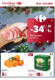 Catalog Carrefour Market Satu Mare | MARKET 43 Great weekly offers! FOOD 6.11-2.12 | 2025-11-26T00:00:00.000Z - 2025-12-02T00:00:00.000Z
