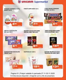 Catalog Unicarm Satu Mare | Nu trebuie sa reduci lista de cumpărături, trebuie doar să vii în magazinele Unicarm! | 2025-11-27T00:00:00.000Z - 2025-11-30T00:00:00.000Z