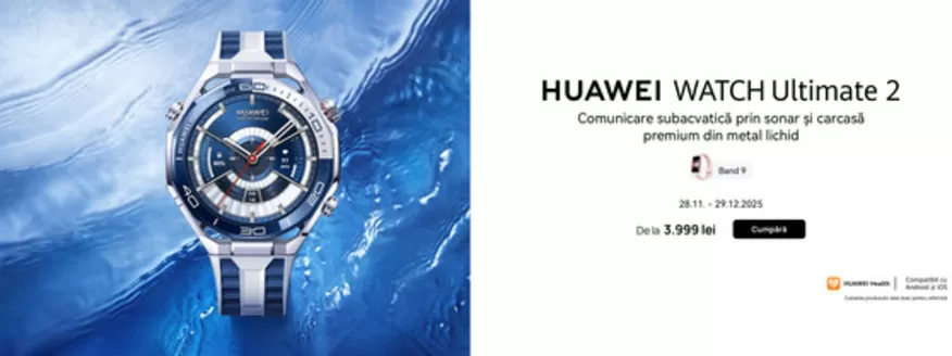 Catalog Huawei Timișoara | Huawei Ofertă | 2025-12-02T00:00:00.000Z - 2025-12-29T00:00:00.000Z
