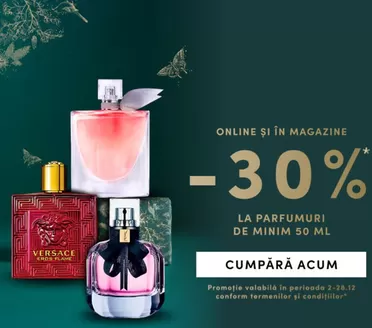 Catalog Marionnaud Brașov | -30% LA PARFUMURI DE MINIM 50 ML | 2025-12-02T00:00:00.000Z - 2025-12-28T00:00:00.000Z