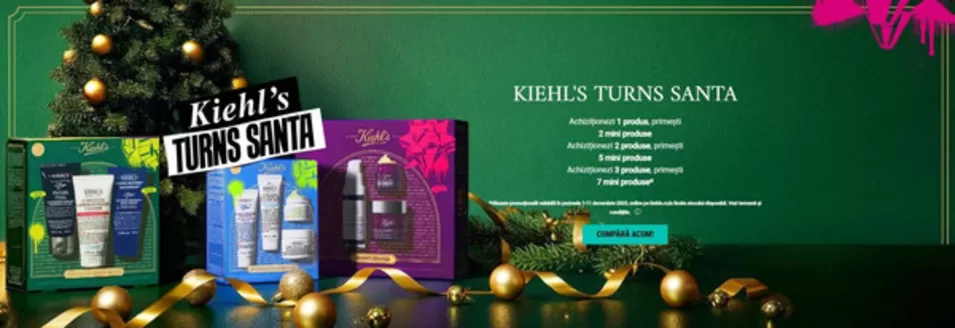 Catalog Kiehl's Brașov | KIEHL'S TURNS SANTА | 2025-12-02T00:00:00.000Z - 2025-12-11T00:00:00.000Z