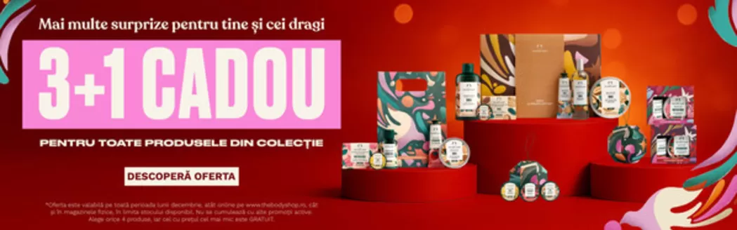 Catalog The Body Shop Brașov | 3+1 CADOU | 2025-12-03T00:00:00.000Z - 2025-12-16T00:00:00.000Z