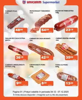 Catalog Unicarm Craiova | Promoție de weekend 04.12 - 07.12.2025 | 2025-12-04T00:00:00.000Z - 2025-12-07T00:00:00.000Z