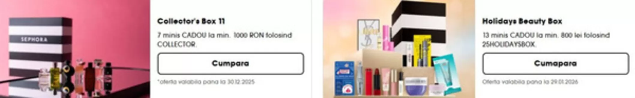 Catalog Sephora București | Oferta irezistibila | 2025-12-05T00:00:00.000Z - 2025-12-30T00:00:00.000Z