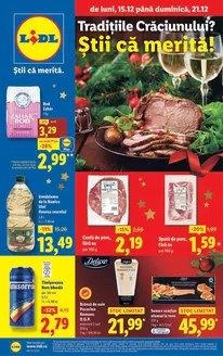Catalog Lidl | pentru perioada 15.12-21.12.2025 | 2025-12-10T00:00:00.000Z - 2025-12-21T00:00:00.000Z