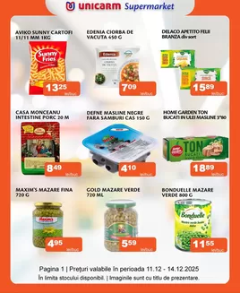 Catalog Unicarm București | Promoție de weekend | 2025-12-11T00:00:00.000Z - 2025-12-14T00:00:00.000Z