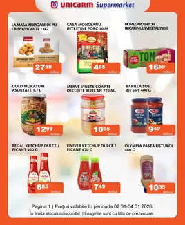 Catalog Unicarm | Promoție de weekend | 2026-01-02T00:00:00.000Z - 2026-01-04T00:00:00.000Z