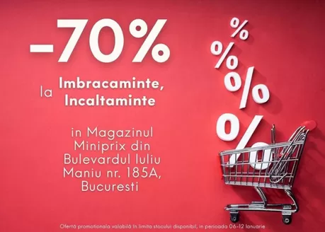Catalog Miniprix Brașov | -70% la Imbracaminte, Incaltaminte | 2026-01-07T00:00:00.000Z - 2026-01-12T00:00:00.000Z