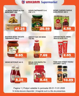 Catalog Unicarm | Promoție de weekend | 2026-01-08T00:00:00.000Z - 2026-01-11T00:00:00.000Z