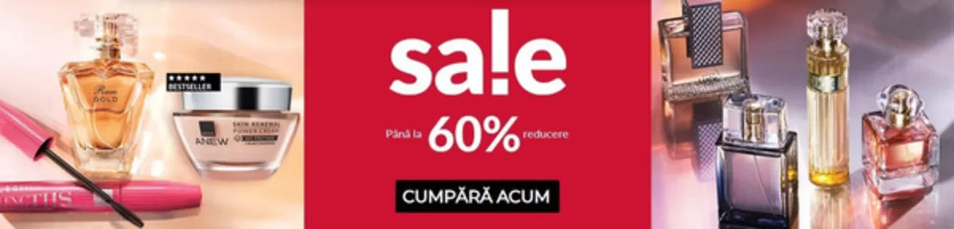 Catalog Avon | Sale până la -60% reducere | 2026-01-12T00:00:00.000Z - 2026-01-26T00:00:00.000Z
