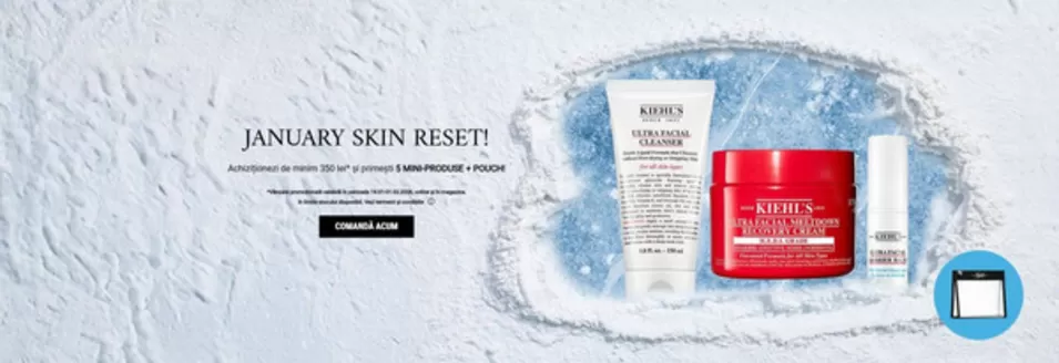 Catalog Kiehl's Constanța | JANUARY SKIN RESET! | 2026-01-19T00:00:00.000Z - 2026-02-01T00:00:00.000Z