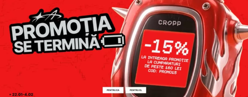 Catalog Cropp Pantelimon | PROMOTIA SE TERMINĂ | 2026-01-23T00:00:00.000Z - 2026-02-04T00:00:00.000Z